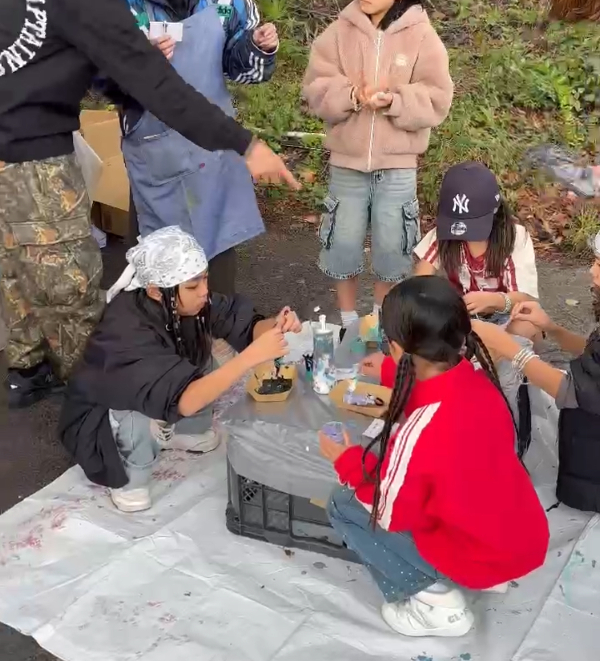 【長野・林友カナディアンホール】ラクガキアートワークショップ